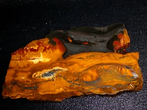 Losa ojo de tigre Mara Mamba - 6 "x 3 1/4" - áspera para cableado o exhibición - Imagen 1 de 3