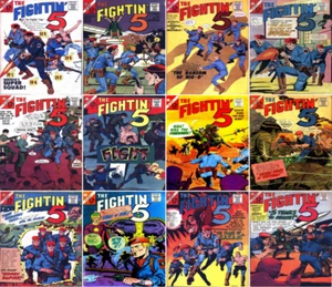 1964 - 1967 paquete de cómics Fightin' Five - 14 libros electrónicos en CD - Imagen 1 de 5