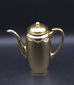 Noritake Porcelain Gold Lustre 3/4 Pint Coffee Pot - Picture 1 of 5