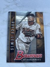 2017 Bowman Chrome DEFINING MOMENTS BDM-RL ROYCE LEWIS RC Rookie Minnesota Twins