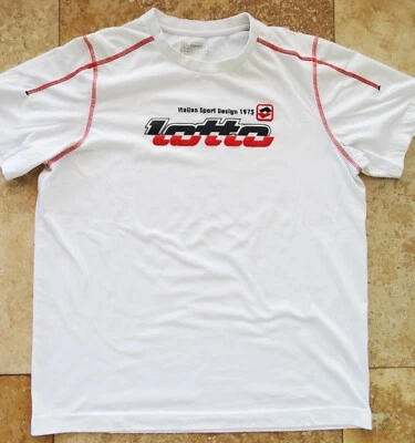 Men's LOTTO Italian Sport Design Tennis Shirt - Size L - Image 1 of 3