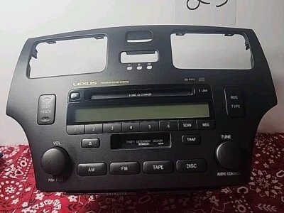 2004 Lexus  OEM CD / CASSETTE / AM-FM RADIO FX-MG8517zt                      V23 - Image 1 of 4