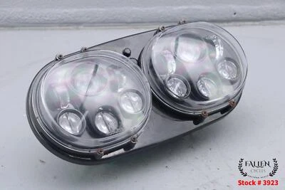 Harley Road Glide Hogworkz 2012 unidad de montaje de lentes de faros proyector LED video Foto 1 de 4