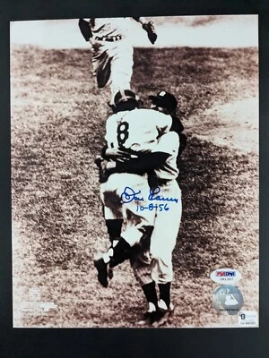 Don LARSEN Signed 8x10 PHOTO Perfect Game 1956 NY Yankees PSA /DNA COA 257 - Image 1 of 2