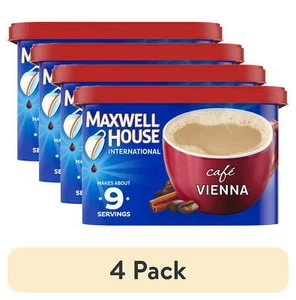 (4 pack) International Cafe Vienna Cafe Style Beverage Mix, 9 oz. Canister - Picture 1 of 13