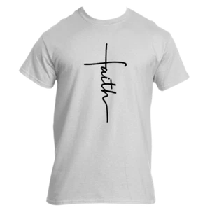 Jesus Faith Cross T-shirt Christian Religious SHIRT - Picture 1 of 12