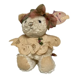 First & Main Inc Name: Mini Chiffon 7 in Teddy Bear Plush Collectible Item #1252 - Picture 1 of 8