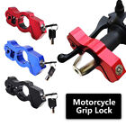 Motorcycle Security Safety Locks Handlebar Anti Theft for Scooter Atv Dirt Bikes