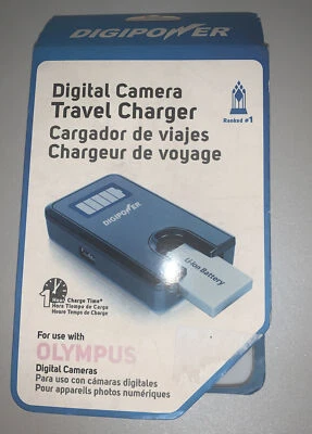 Cargador de viaje DigiPower para baterías de cámara Olympus - Adaptador europeo TC-550  Foto 1 de 4