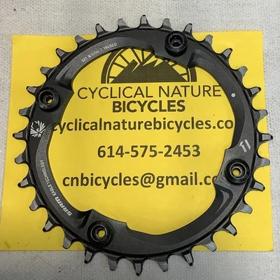 Plato SRAM X-Sync 2 104BCD Eagle 32T 12 velocidades - negro, despegue de bicicleta nueva Foto 1 de 4