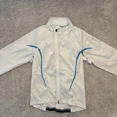Specialized Cycling Jacket Womens Small Pockets Vented White Full Zip Arm Zip - Image 1 of 4