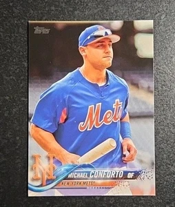 2018 Topps Photo Variation SP Photo Variation (Blue Jersey) Michael Conforto #88 - Picture 1 of 1