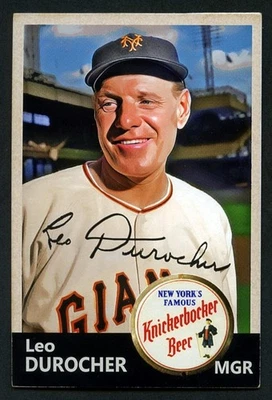 Banty Red "1954" Knickerbocker Giants LEO DUROCHER, New York Giants - Bild 1 von 4