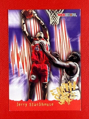 1995-96 NBA Hoops Earth Shakers Jerry Stackhouse #367 (RC) - Image 1 of 2