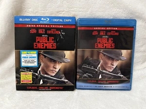 PUBLIC ENEMIES BLU-RAY 2-DISC W/ SLIPSLEEVE - JOHNNY DEPP CHRISTAIN BALE - Picture 1 of 4