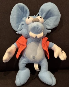 The Simpsons Itchy Plush 10–11" Blue Mouse Itchy & Scratchy Show - Picture 1 of 5