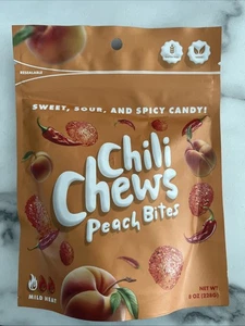 Chili Kausnacks Pfirsich Häppchen - 8 Oz Paket - EINE PACKUNG. Neu Kostenloser Versand - Bild 1 von 4