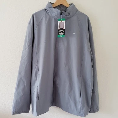NWT - Callaway Men's Water Resistant Packable Hood Fully Lined Jacket - Size XL - Image 1 of 4