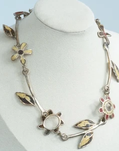 Vintage David Urso Blume Halskette - Bild 1 von 8