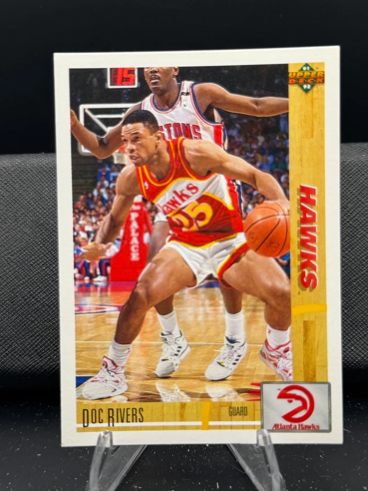 1991-92 Upper Deck - Doc Rivers, #46 - Atlanta Hawks - Image 1 of 2