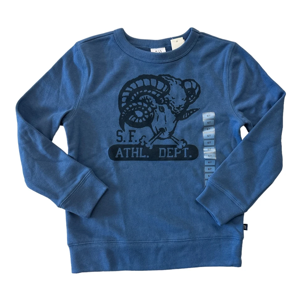 Boy's GAP Kids Blue Sweatshirt Size Youth Large (10 - 12)