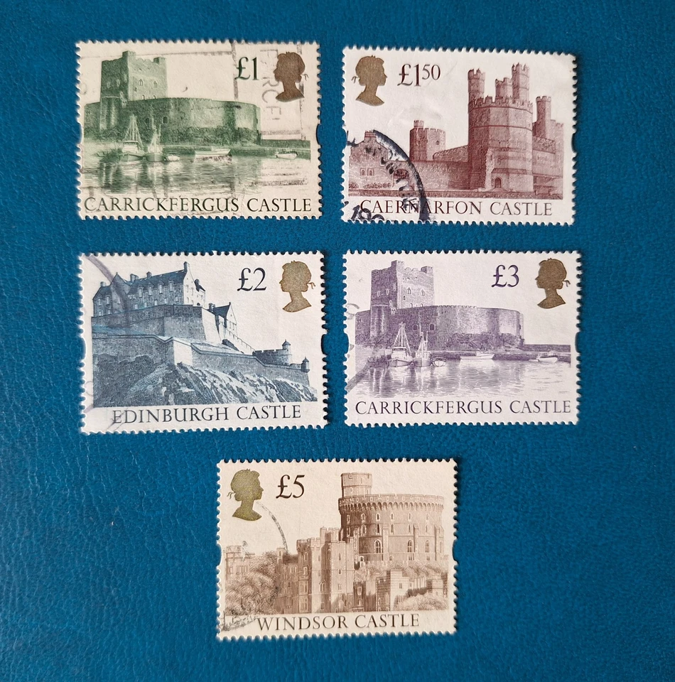 1992/1997 GREAT BRITAIN,  BRITISH CASTLES,  DECIMAL HIGH VALUE FINE USED STAMPS. - Image 1 of 1