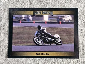 1992 Collect-A-Card Harley-Davidson Series-1  Will Roeder  #97 - Picture 1 of 2