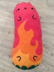 Peluche Jumbo Cats Vs Pickles Huggers Pepper 20" Rojo Naranja Excelente Estado - Imagen 1 de 5