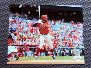 Foto autógrafa firmada por Fernando Tatis Jr 8x10 San Diego Padres Futuros Juego JSA - Imagen 1 de 3