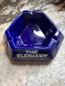 Vtg The De L'Elephant Tea Cigar Ashtray Ceramic Art Deco France Cafe Antique - Picture 1 of 10