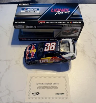 Autografo Shane Van Gisbergen #88 Red Bull 1/24 Lionel pressofuso 1 di 624 - Immagine 1 di 4