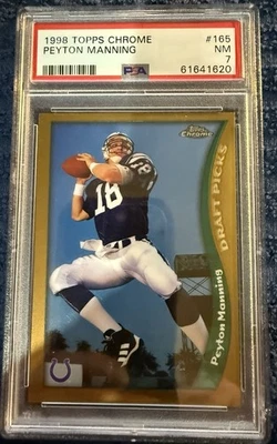 1998 Topps Chrome - Draft Picks Peyton Manning #165 (RC) - Image 1 of 2