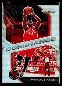 2021-22 PANINI PRIZM DOMINANCE SILVER PRIZM PASCAL SIAKAM TORONTO RAPTORS #20! - Picture 1 of 2