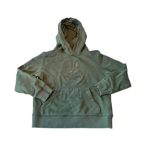 Psycho Bunny Kids Pacific Chenille Hoodie Small 7/8 In Laurel Wreath $98 - Picture 1 of 6
