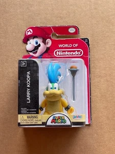 Larry Koopa WAND Jakks Pacific World Of Nintendo Super Mario 2,5" Figur SEALED - Bild 1 von 2
