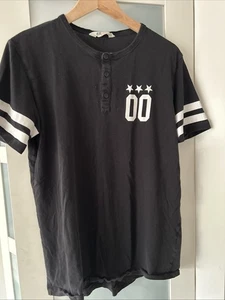 H&M T-Shirt schwarz mit Print Gr 170 - Bild 1 von 2