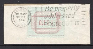 1984 12½d FRAMA LABEL VERY FINE USED - Picture 1 of 1