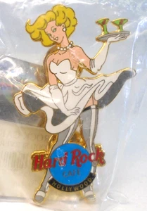 Vtg Hard Rock Cafe Hollywood Marilyn Monroe Server Pin 2001 Dinner Waitress Pin - Picture 1 of 8
