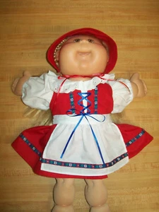 DANISH SCANDINAVIAN OUTFIT ONLY JUMPER BLOUSE APRON+ for 16" CPK Cabbage Patch K - Picture 1 of 9