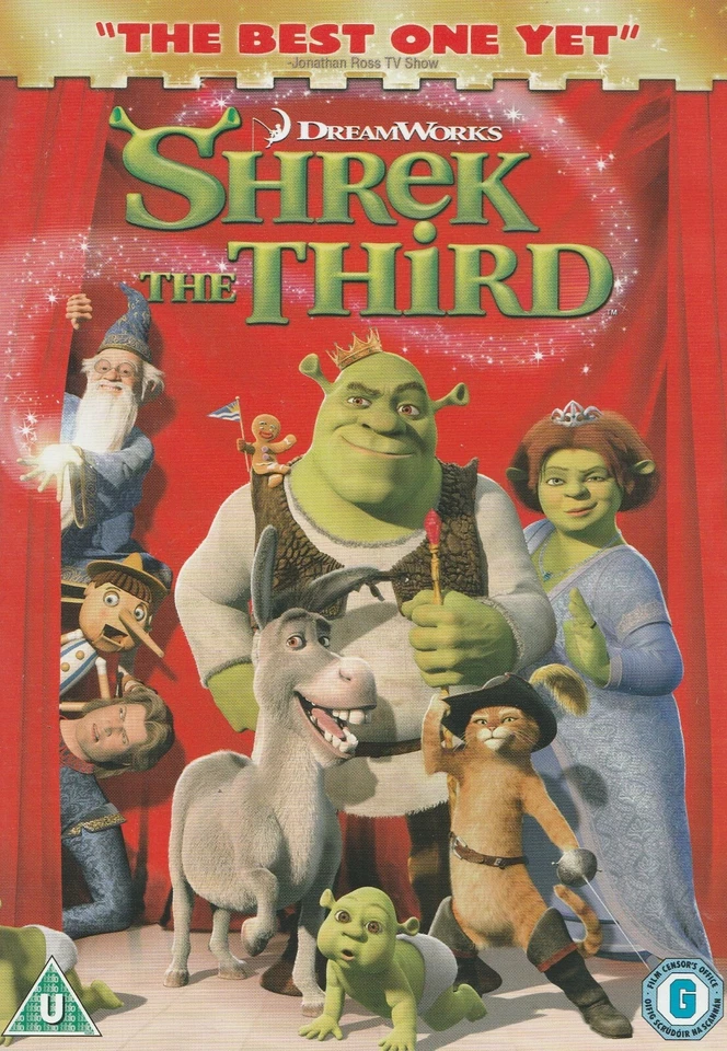 SHREK THE THIRD DVD 2007 - Image 1 of 1