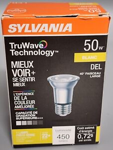 Sylvania 40930 natürliche TruWave LED Glühbirne, 6 Watt, 120 Volt 450 Lumen 