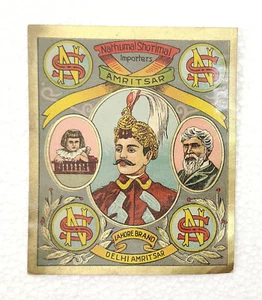 Vintage Original Nathumal Shorimal Importers, Amritsar Lables Collections - Picture 1 of 4