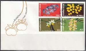 Thailand Scott 714-8 FDC - Orchids - Picture 1 of 1