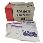 Vintage Canon Sure Shot Box Only & Some Paperwork