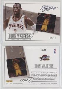 2013-14 Panini Signatures Film Blue /15 Dion Waiters #99