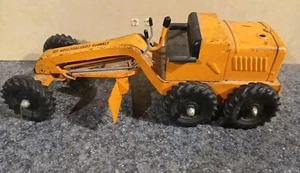 Vintage Orange Structo Road Grader Working Condition Graphics - Picture 1 of 7