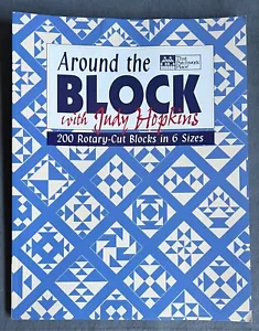 1994 Around the Block with Judy Hopkins 200 Rotary-Cut Blocks in 6 Sizes - Picture 1 of 3
