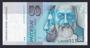 Banconota Slovacchia 50 korun 1995 P.-21b SPL++/XF++ - Imagen 1 de 2