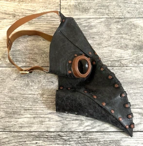 Raxwalker Plague Doctor Bird Mask Long Nose Beak Cosplay Steampunk Latex - Picture 1 of 1