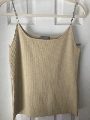 Regata Kenar média dourada/marrom com alças de corrente de ouro alças para joias   - Imagem 1 de 4